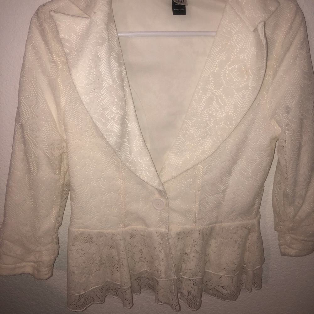 Gorgeous White Lace Blazer ❤️‍🔥